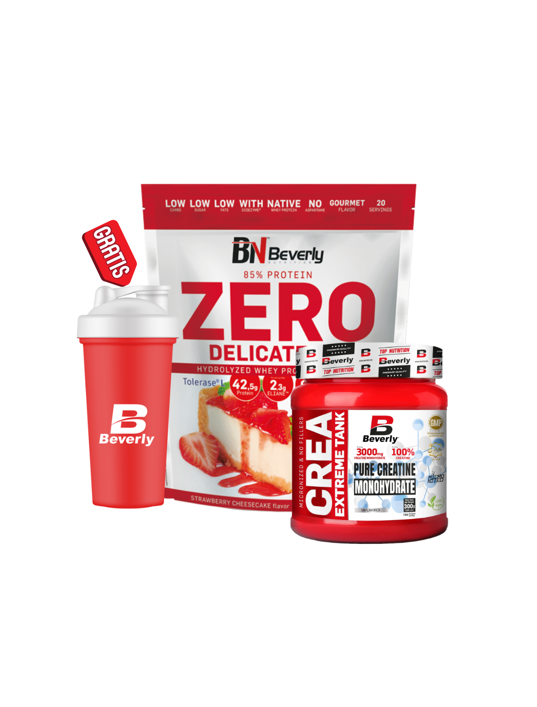 Pack Hydrolyzed zero 1k + creatina - shacker gratis