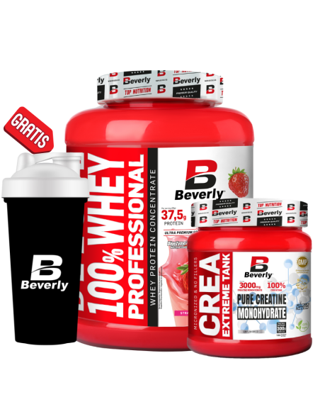 Pack Deluxe whey + Creatina 300g/60 servicios