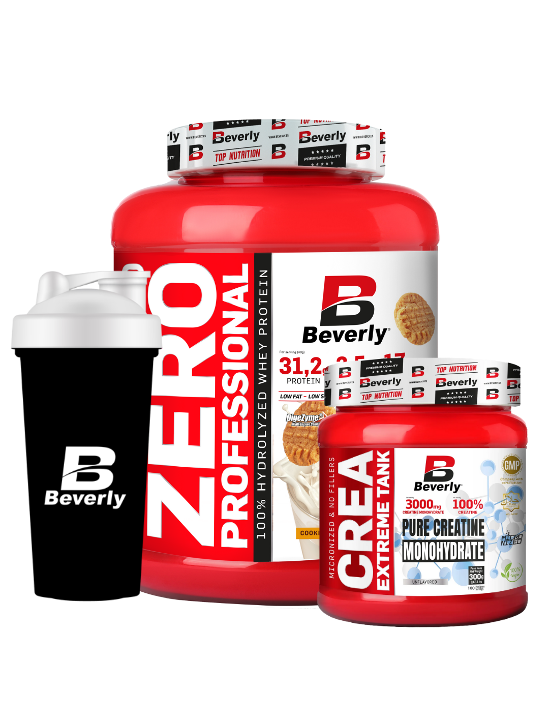 Pack Hydrolyzed Zero + Creatina 300g/60 servicios