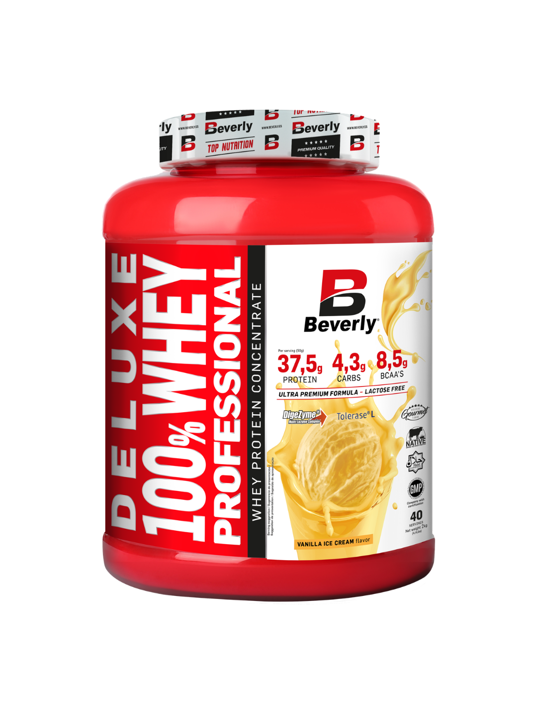 Deluxe whey profesional 2k/4,4libras - Vainilla
