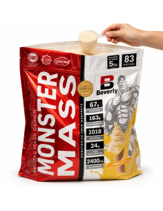 Monster mass 5k /11libras / sabor vainilla 2