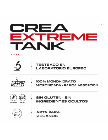 Creatina Monohidrato - 300 g - 60 servicios - Neutro