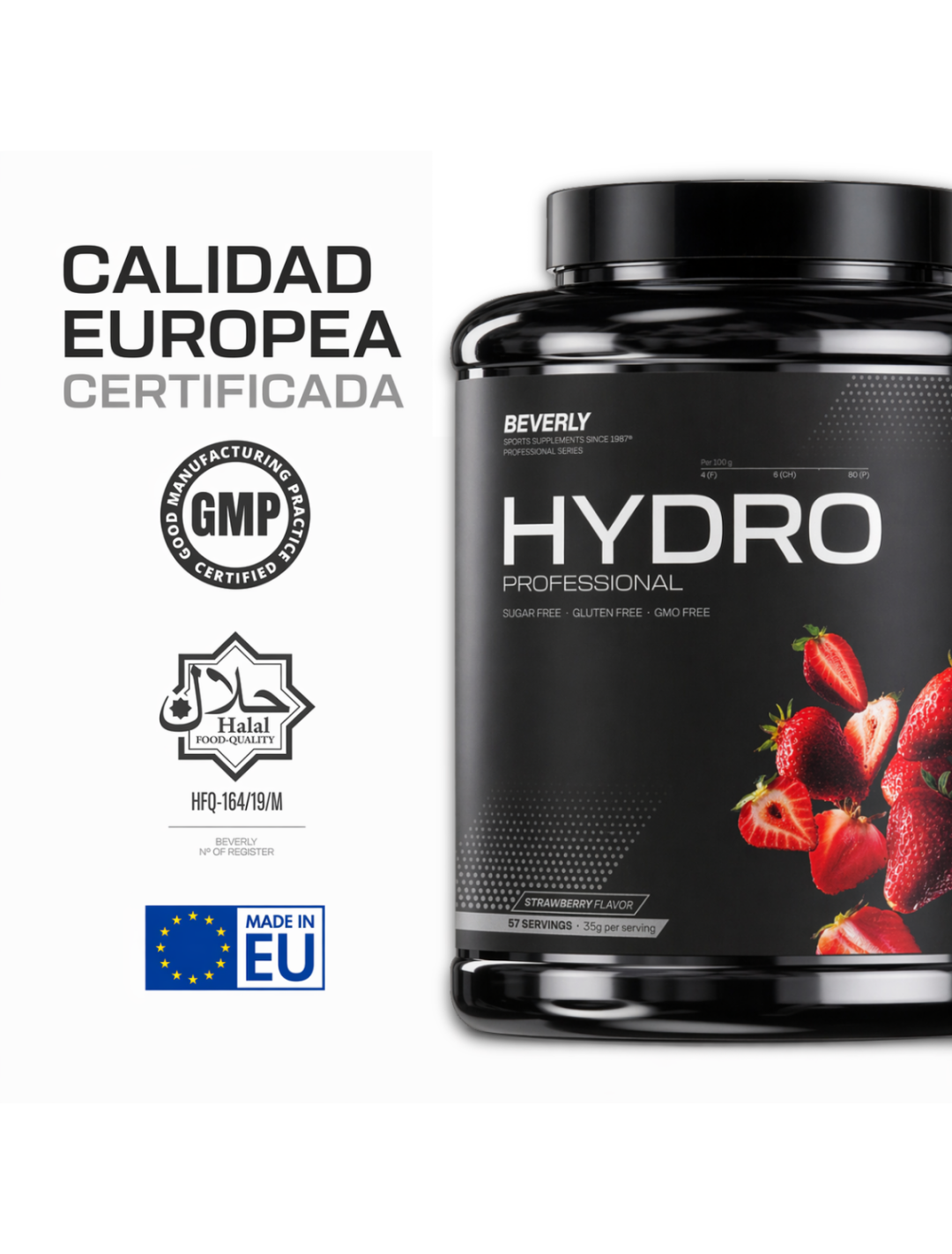 Hydro Protein Professional - 2 Kg - Fresa