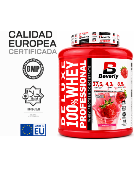 Deluxe whey profesional 2k/4,4libras - fresa