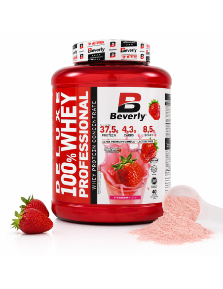 Deluxe whey profesional 2k/4,4libras - fresa