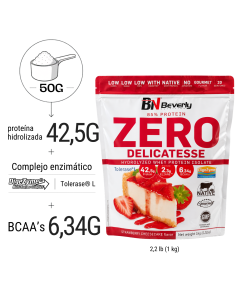 Hydrolyzed Zero Delicatesse 1K/2,2 Libras - Fresa con queso 2