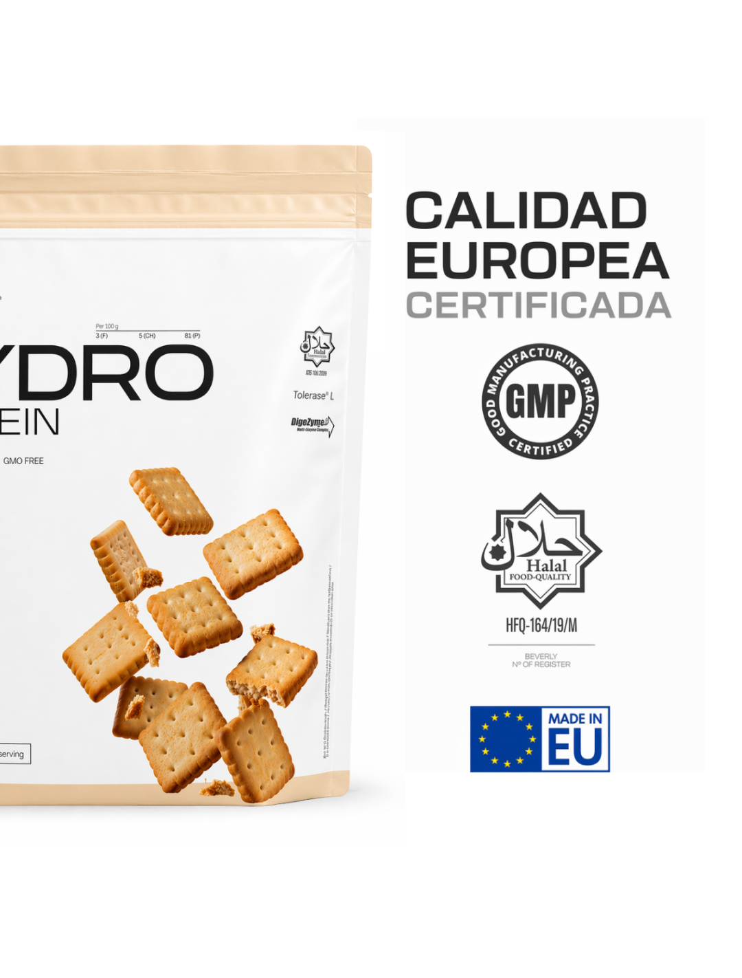 HYDRO PROTEIN 1K/2.2LB - GALLETA MANTEQUILLA
