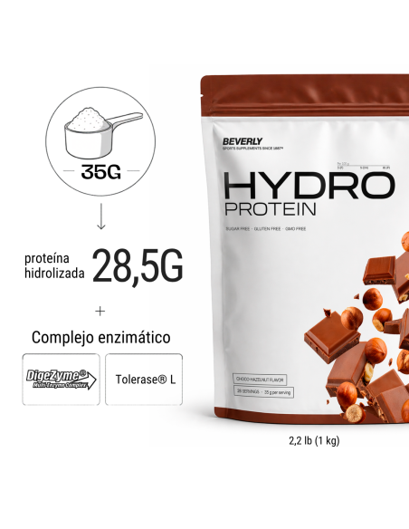 HYDRO PROTEIN 1K/2.2LB - CHOCO AVELLANA