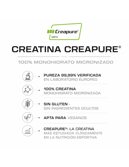 Creatina Monohidrato Creapure® - 300 g - 100 servicios - Neutro
