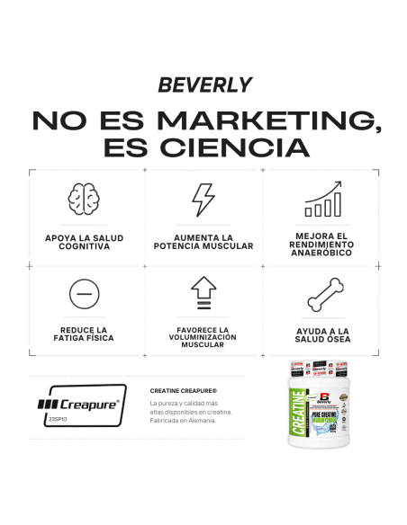 Creatina Monohidrato Creapure® - 300 g - 100 servicios - Neutro