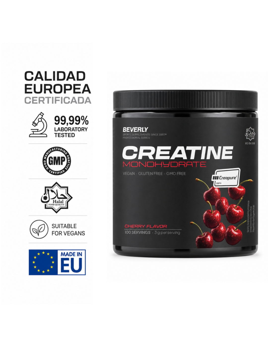 Creatina Monohidrato Creapure® - 300 g - Cereza