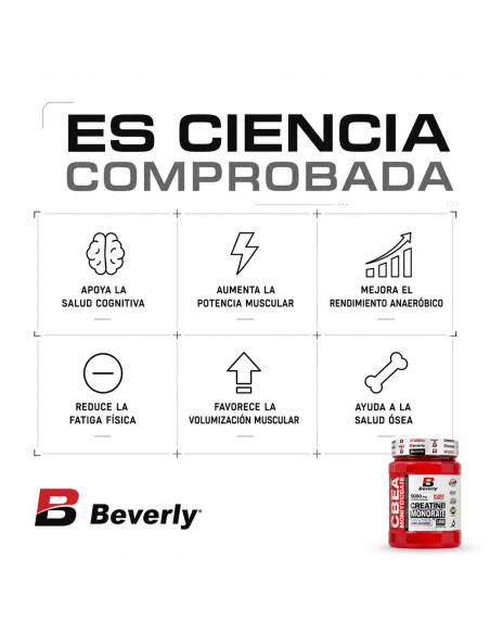 Creatina Monohidrato - 500 g - 166 servicios - Neutro