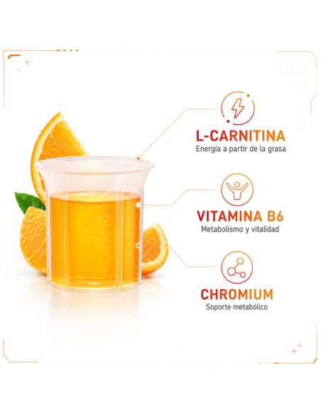 Carni Liquid con Vitamina B6 - 500 ml - Orange