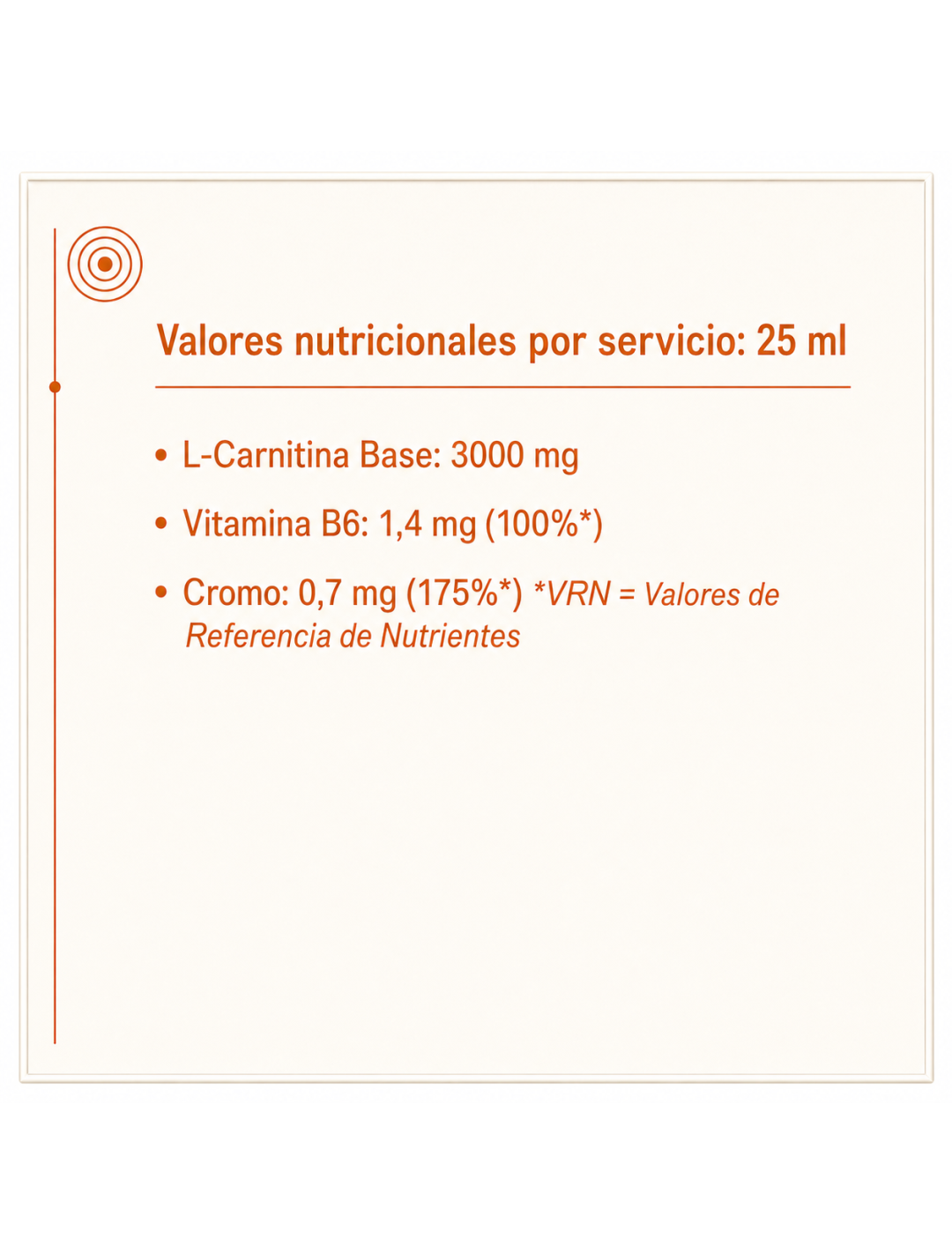Carni Liquid con Vitamina B6 - 500 ml - Orange
