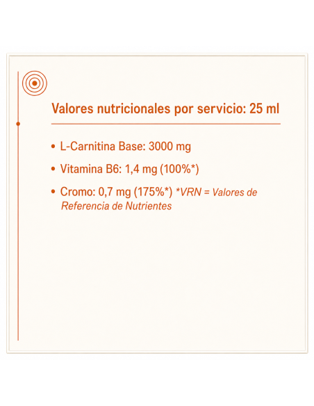 Carni Liquid con Vitamina B6 - 500 ml - Orange