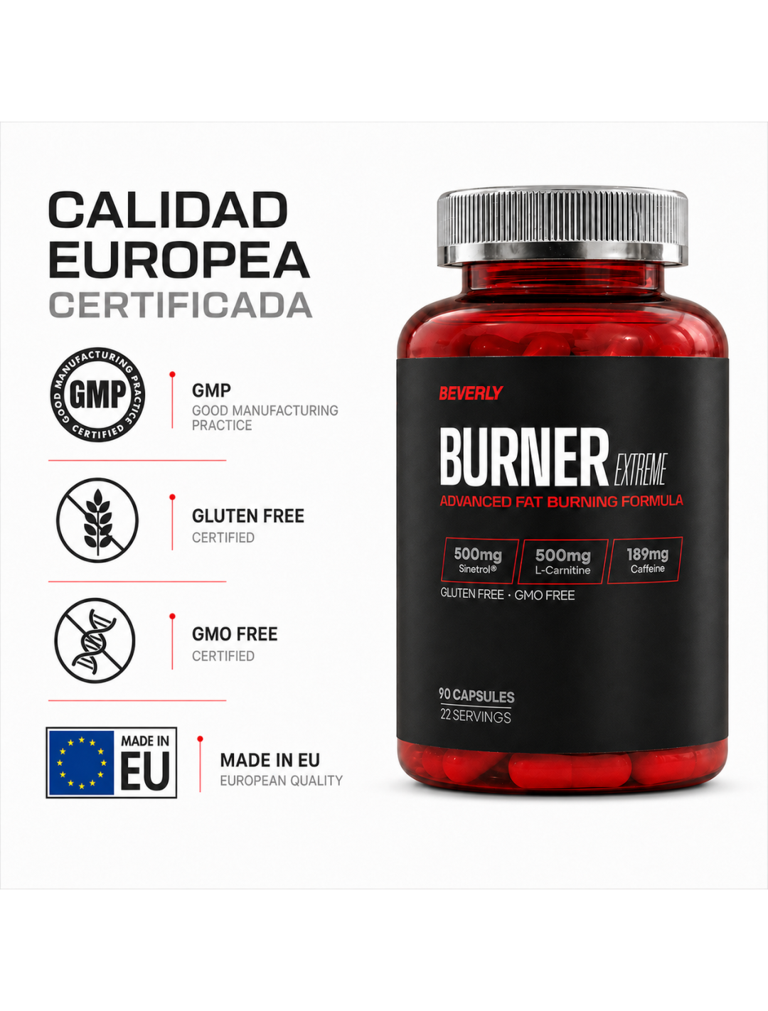 Burner extreme tank / 90 Cápsulas
