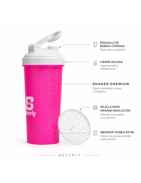 Mezclador de Proteína Beverly – 700 ml