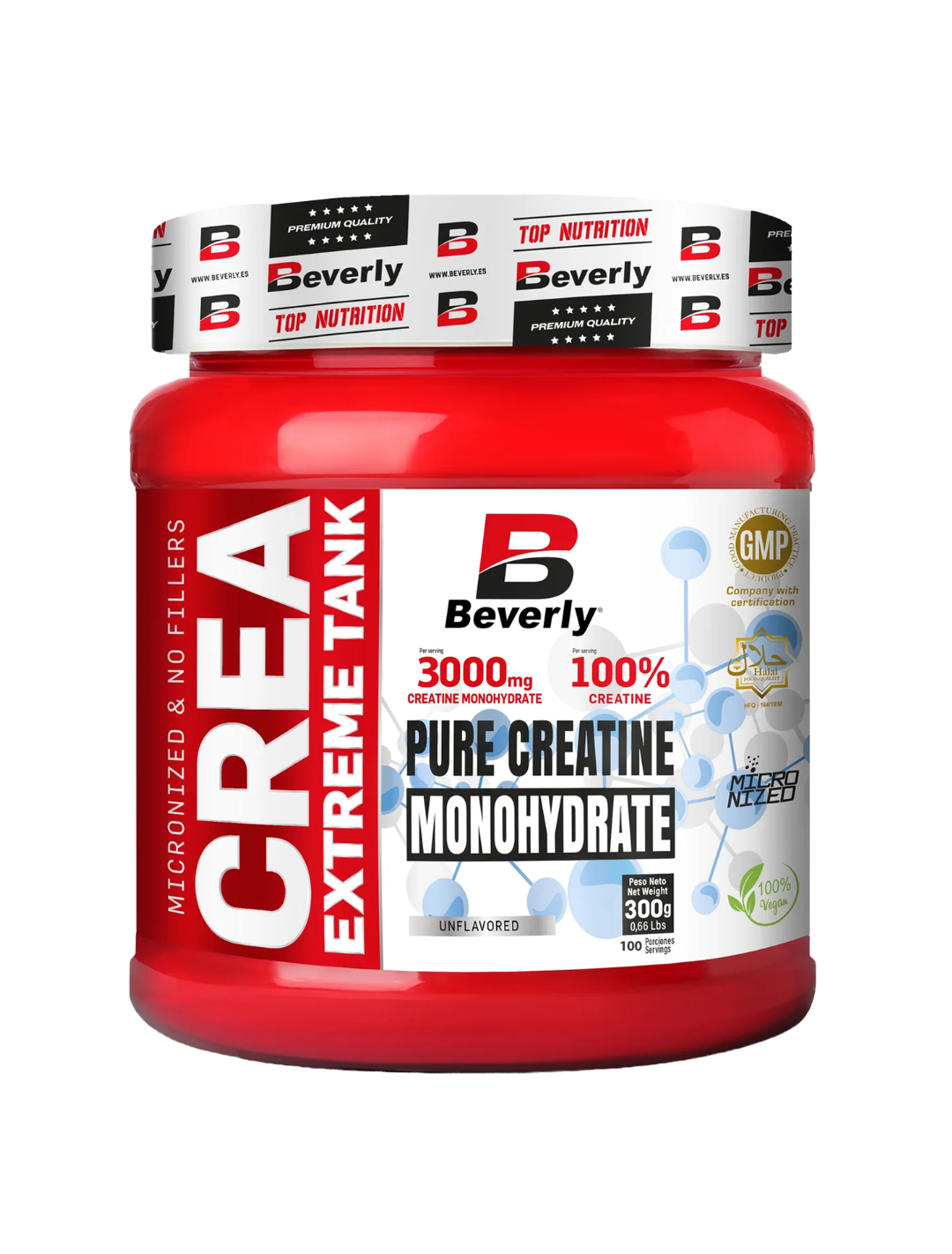 Creatina Monohidrato - 300 g - 100 servicios - Neutro