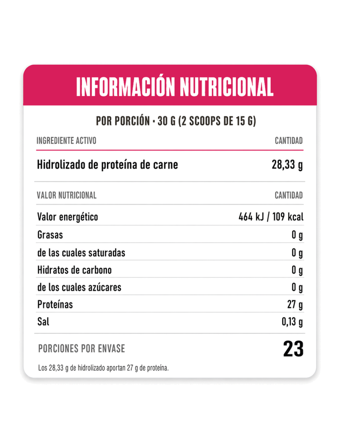 Hydro Beef Protein - 700 g