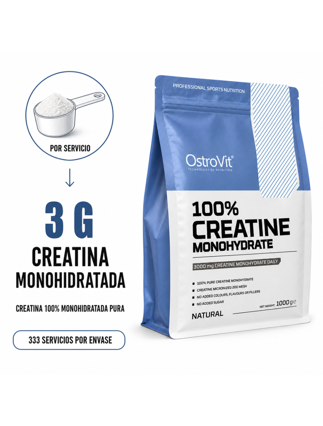 Creatine Monohydrate - 1000g