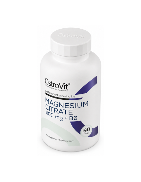 Magnesium Citrate 400 mg + B6 - 90 tabletas