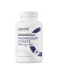 Magnesium Citrate 400 mg + B6 - 90 tabletas