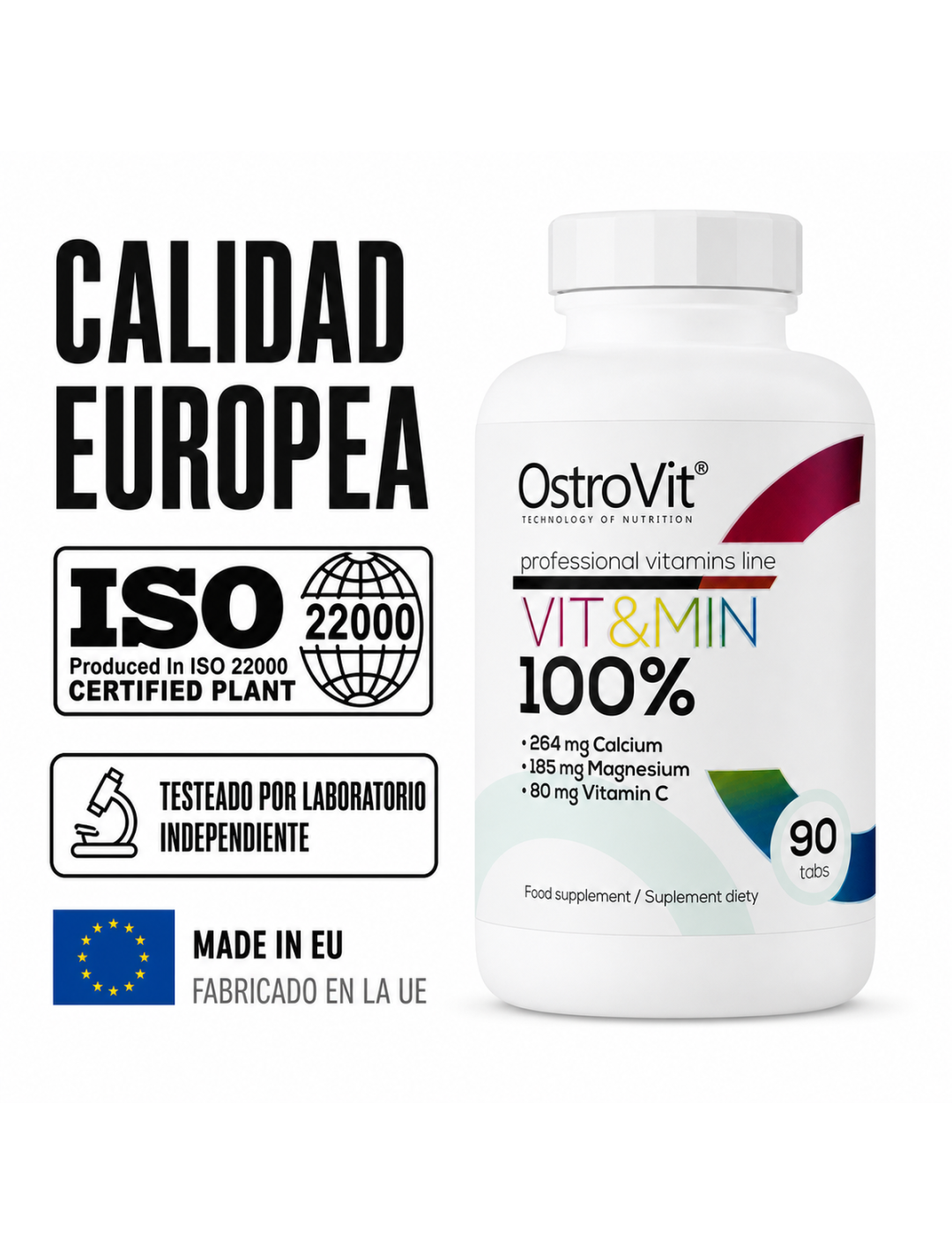 100% Vit&Min - 90 tabletas
