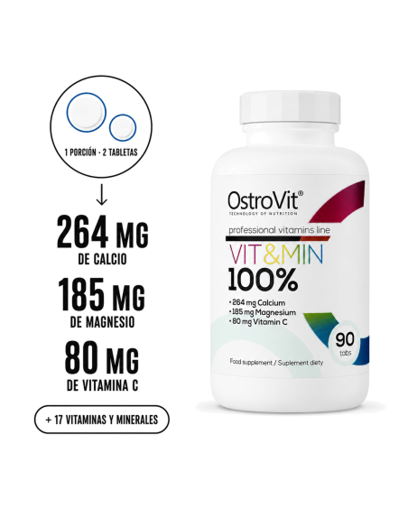 100% Vit&Min - 90 tabletas