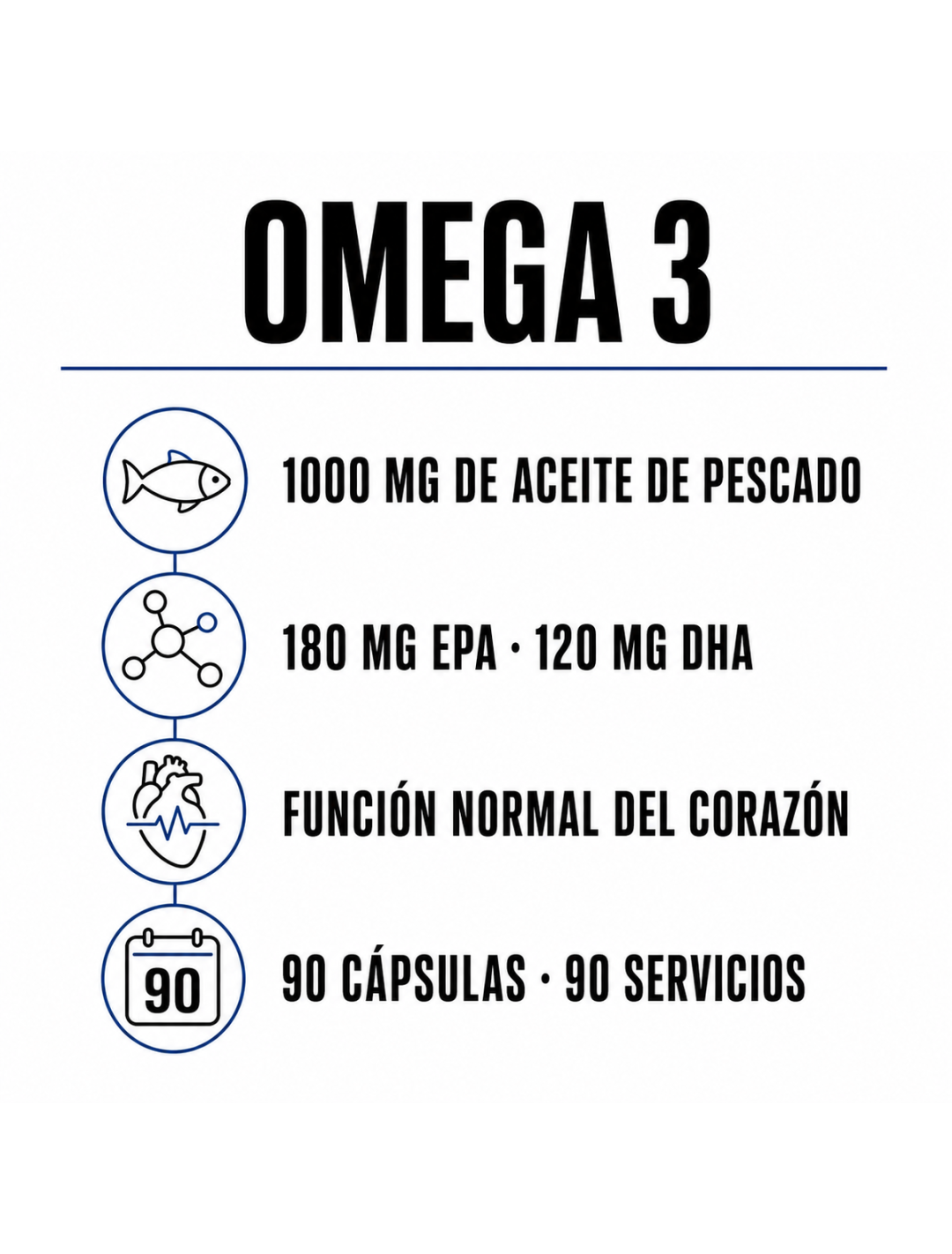 Omega 3 - 90 cápsulas