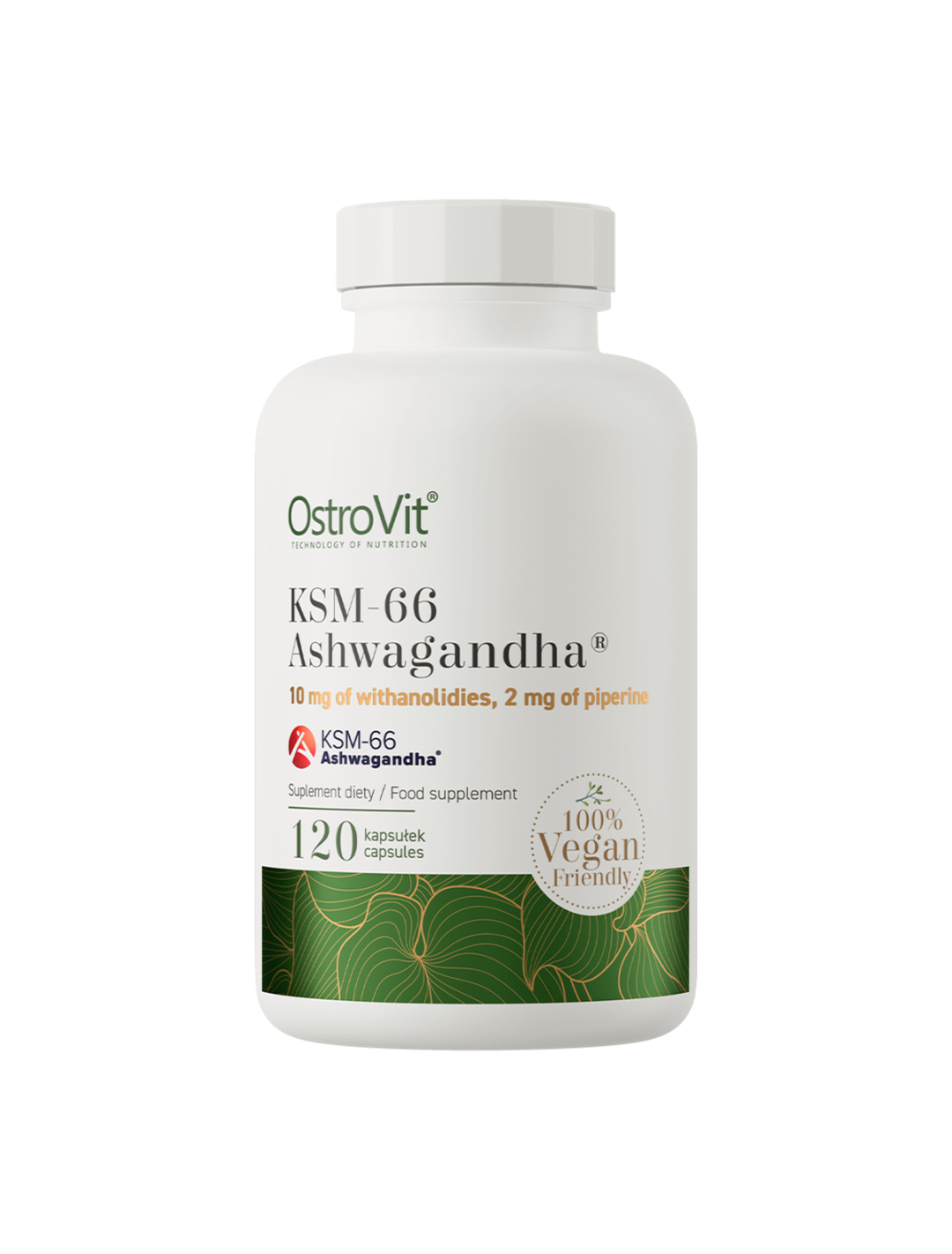 KSM-66 Ashwagandha VEGE - 120 cápsulas