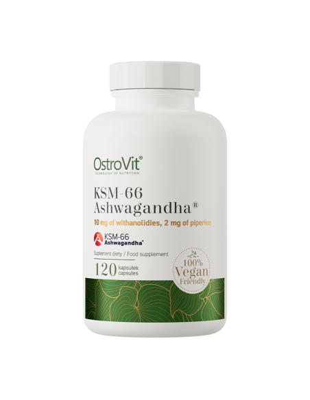 KSM-66 Ashwagandha VEGE - 120 cápsulas