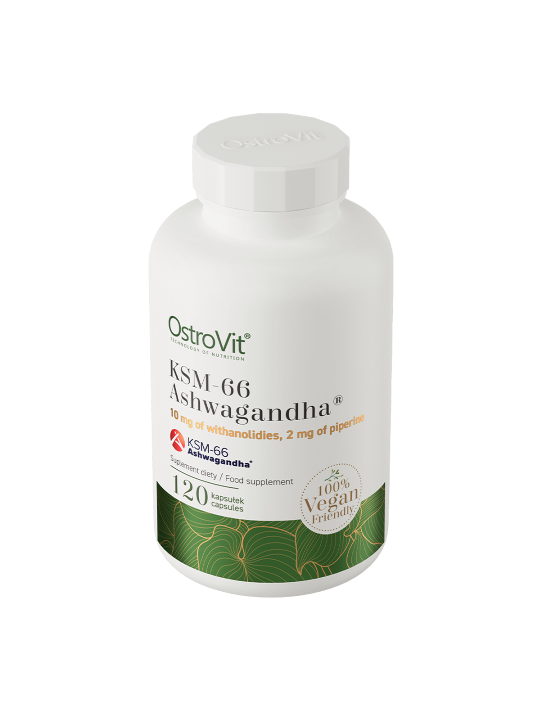 KSM-66 Ashwagandha VEGE - 120 cápsulas