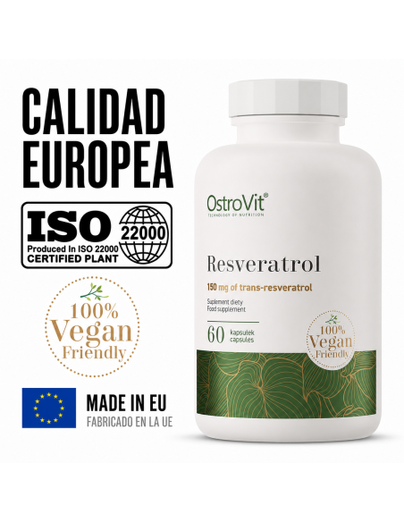 Resveratrol VEGE - 60 cápsulas