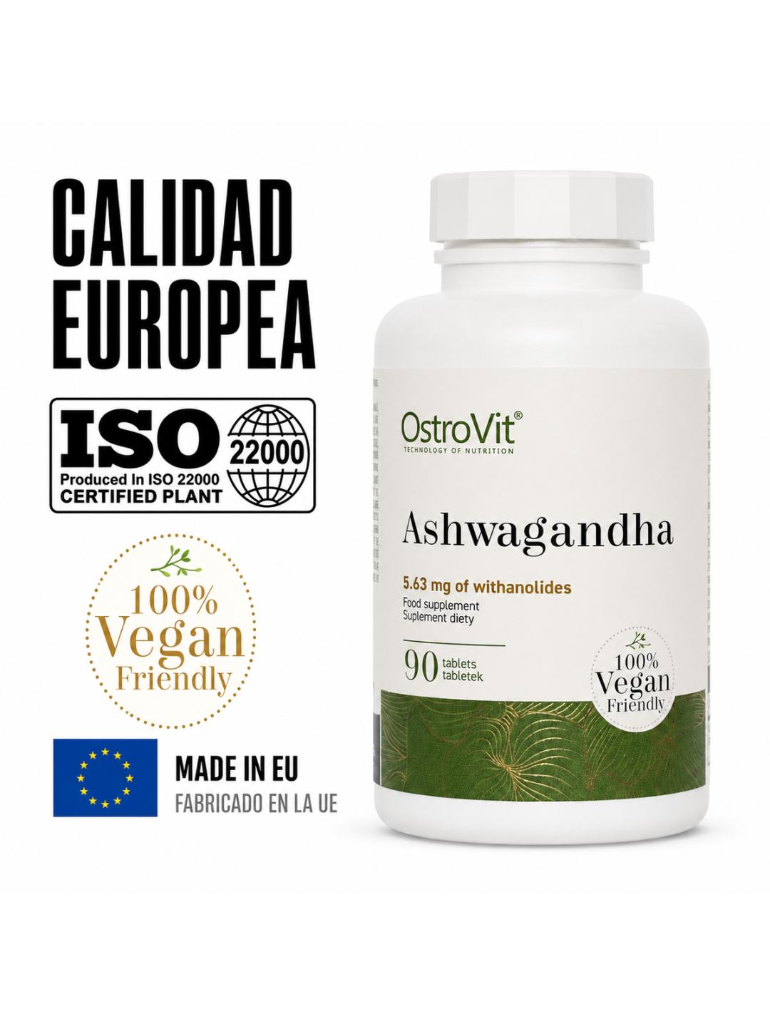 Ashwagandha - 90 tabletas