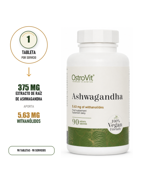 Ashwagandha - 90 tabletas