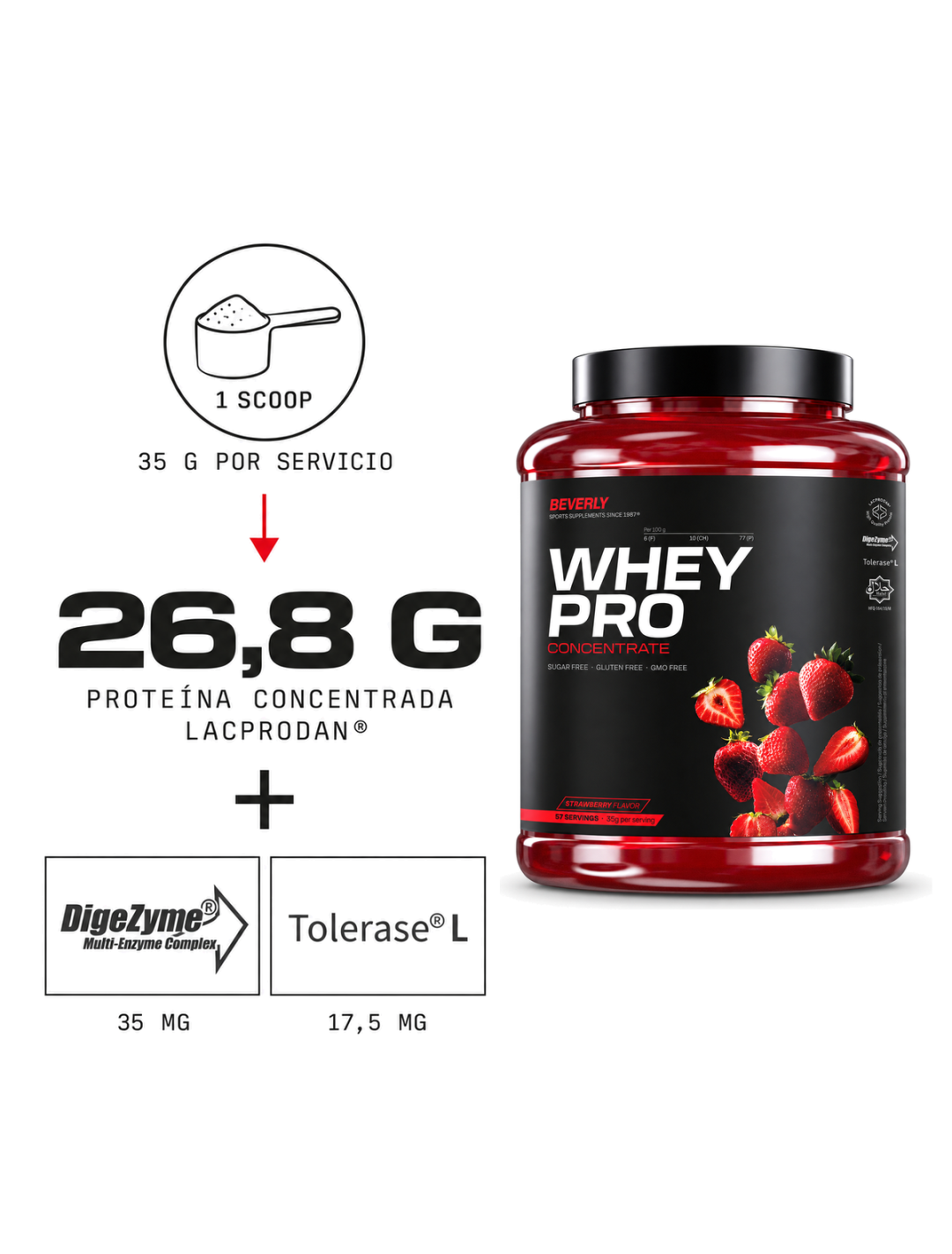 Deluxe whey profesional 2k/4,4libras - fresa